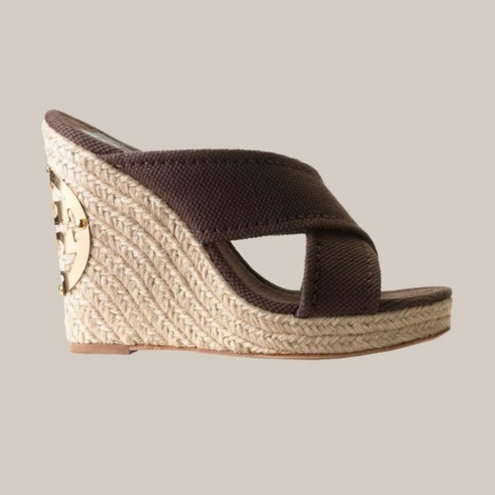 Tory Burch “Kristen” Espadrille Wedge